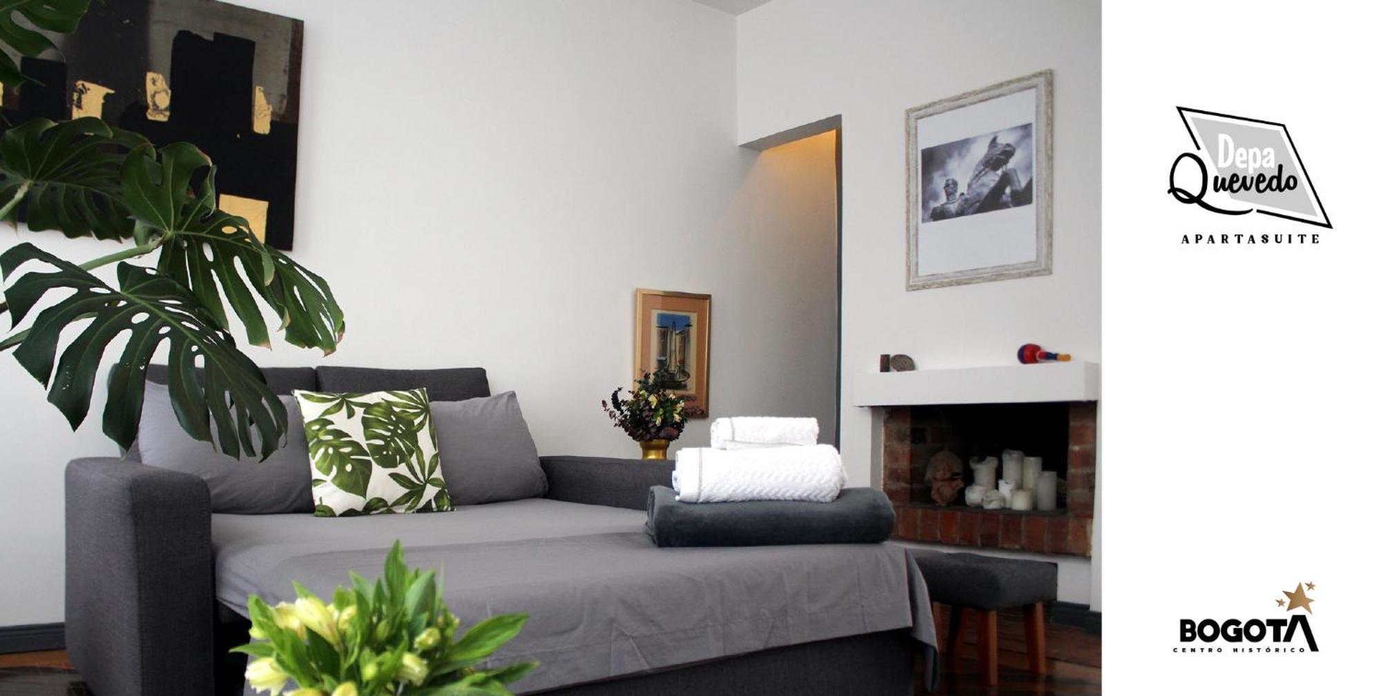 Depa Quevedo - Trendy Revamped Flat - Exceptional Spot In Bogota'S Historic Colonial Square - Candelaria Екстериор снимка