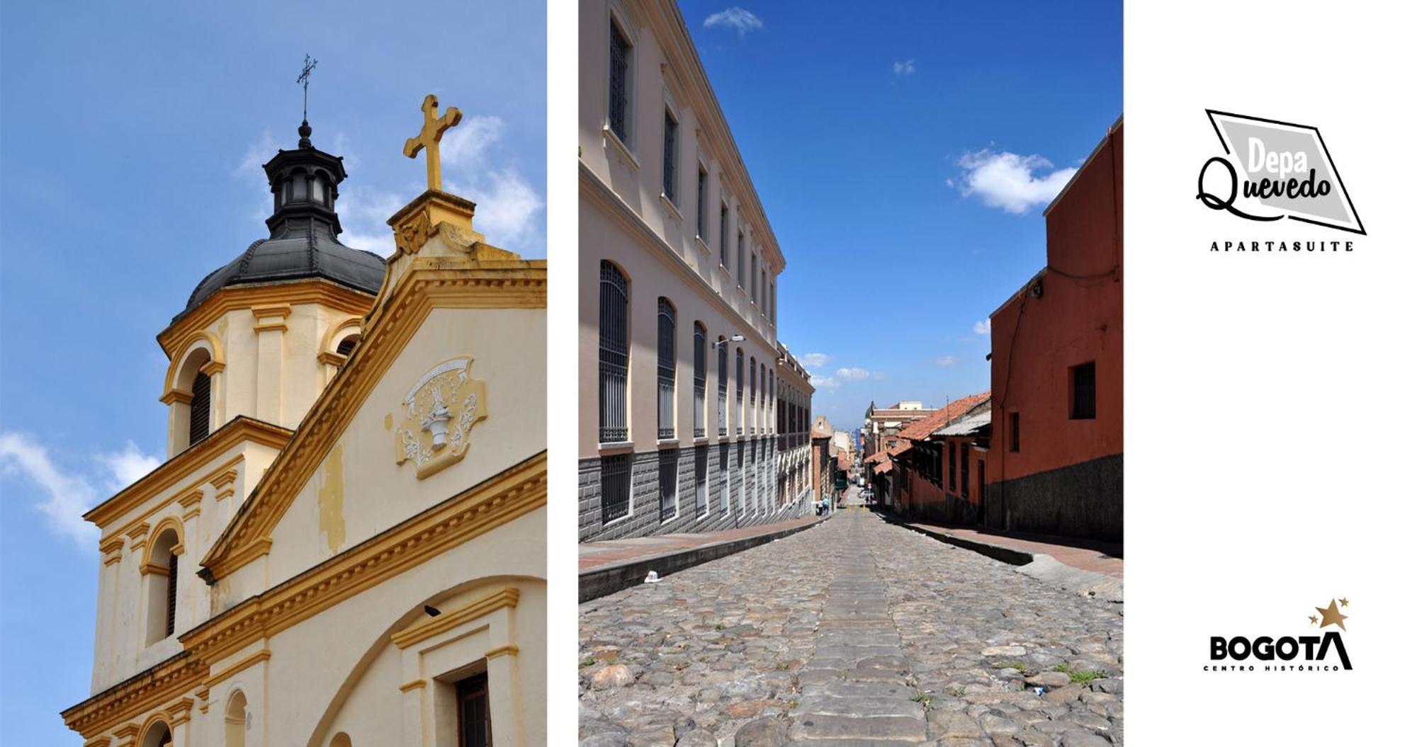 Depa Quevedo - Trendy Revamped Flat - Exceptional Spot In Bogota'S Historic Colonial Square - Candelaria Екстериор снимка