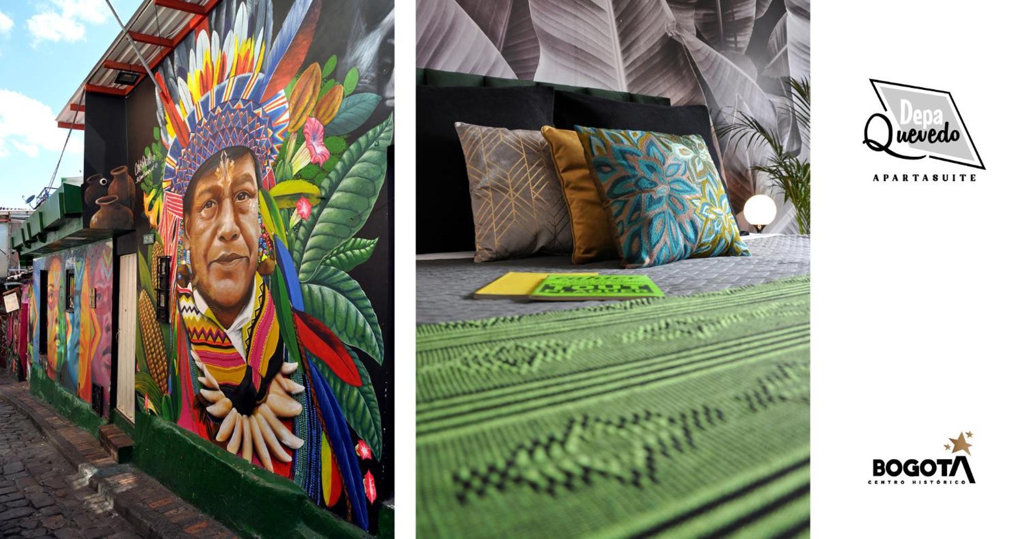 Depa Quevedo - Trendy Revamped Flat - Exceptional Spot In Bogota'S Historic Colonial Square - Candelaria Екстериор снимка