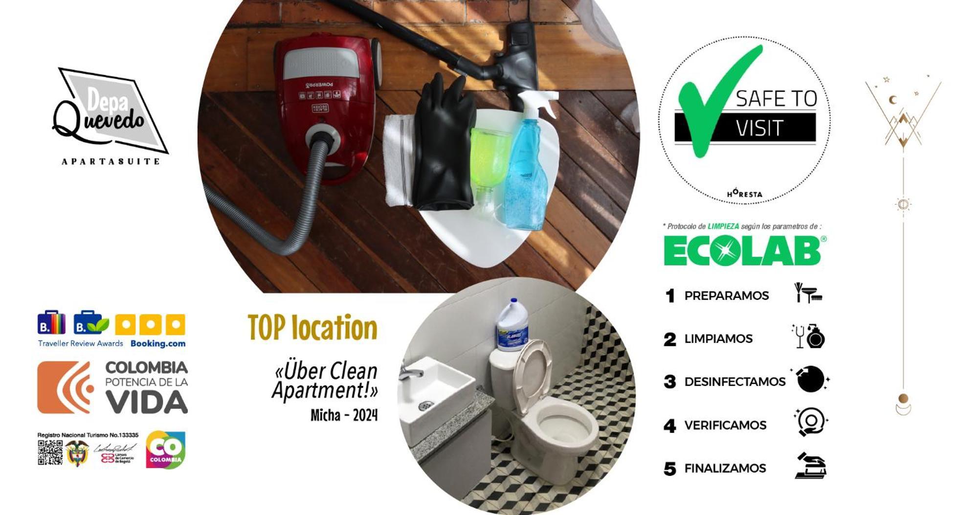 Depa Quevedo - Trendy Revamped Flat - Exceptional Spot In Bogota'S Historic Colonial Square - Candelaria Екстериор снимка